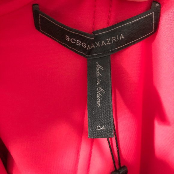 NWT BCBG Duran Strapless Chiffon Dress - Picture 10 of 10